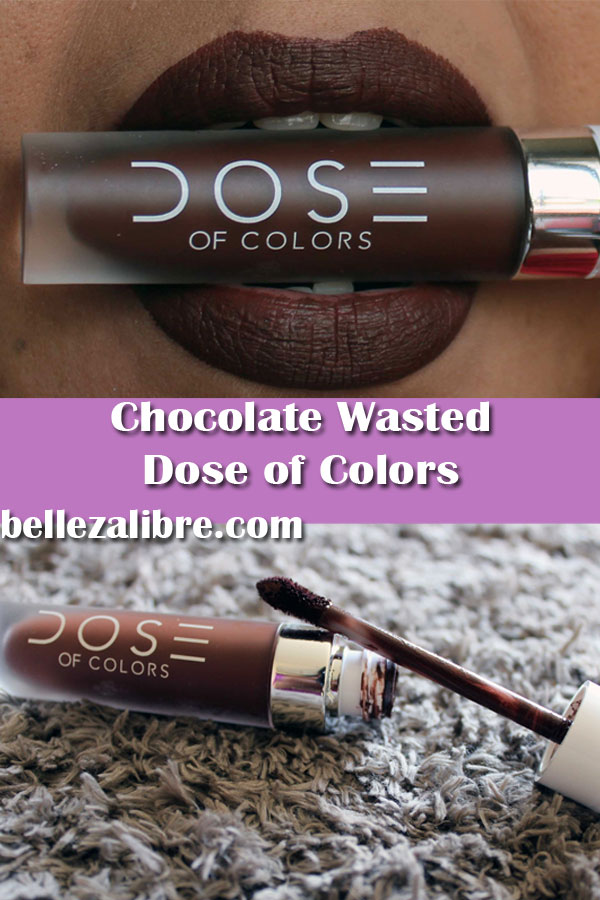 Pin Lip Swatch Chocolate Wasted 2